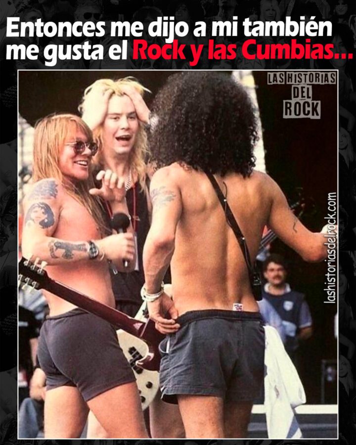Entonces me dijo a mi tambien me gusta el Rock y las Cumbias…