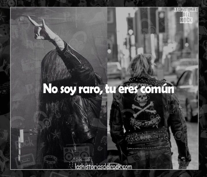 No soy raro tu eres comun