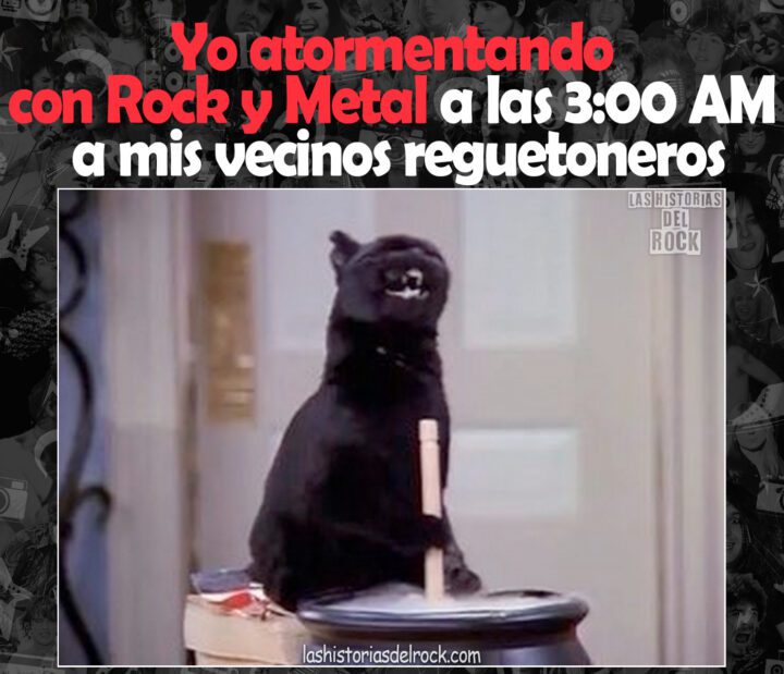 Yo atormentando con rock y metal