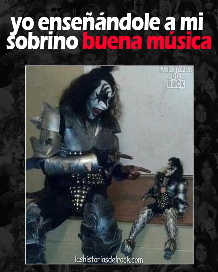 ensenandole a mi sobrino buena musica