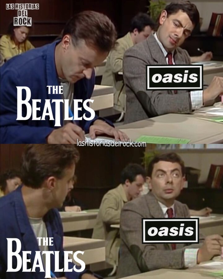 oasis y the beatles