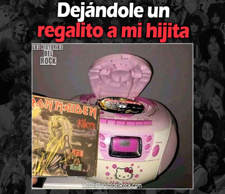 dejandole un regalito a mi hijita