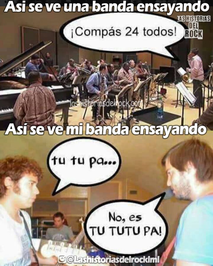 asi se ve mi banda ensayando