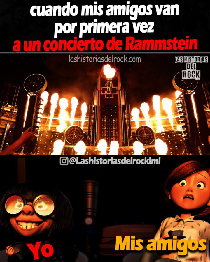 cuando mis amigos van por primera vez a un concierto de R