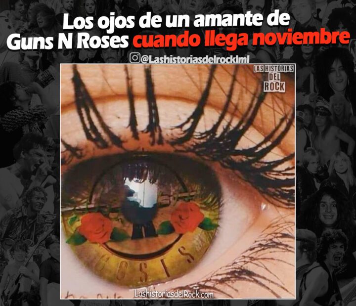 los ojos de un amante de gusn n roses