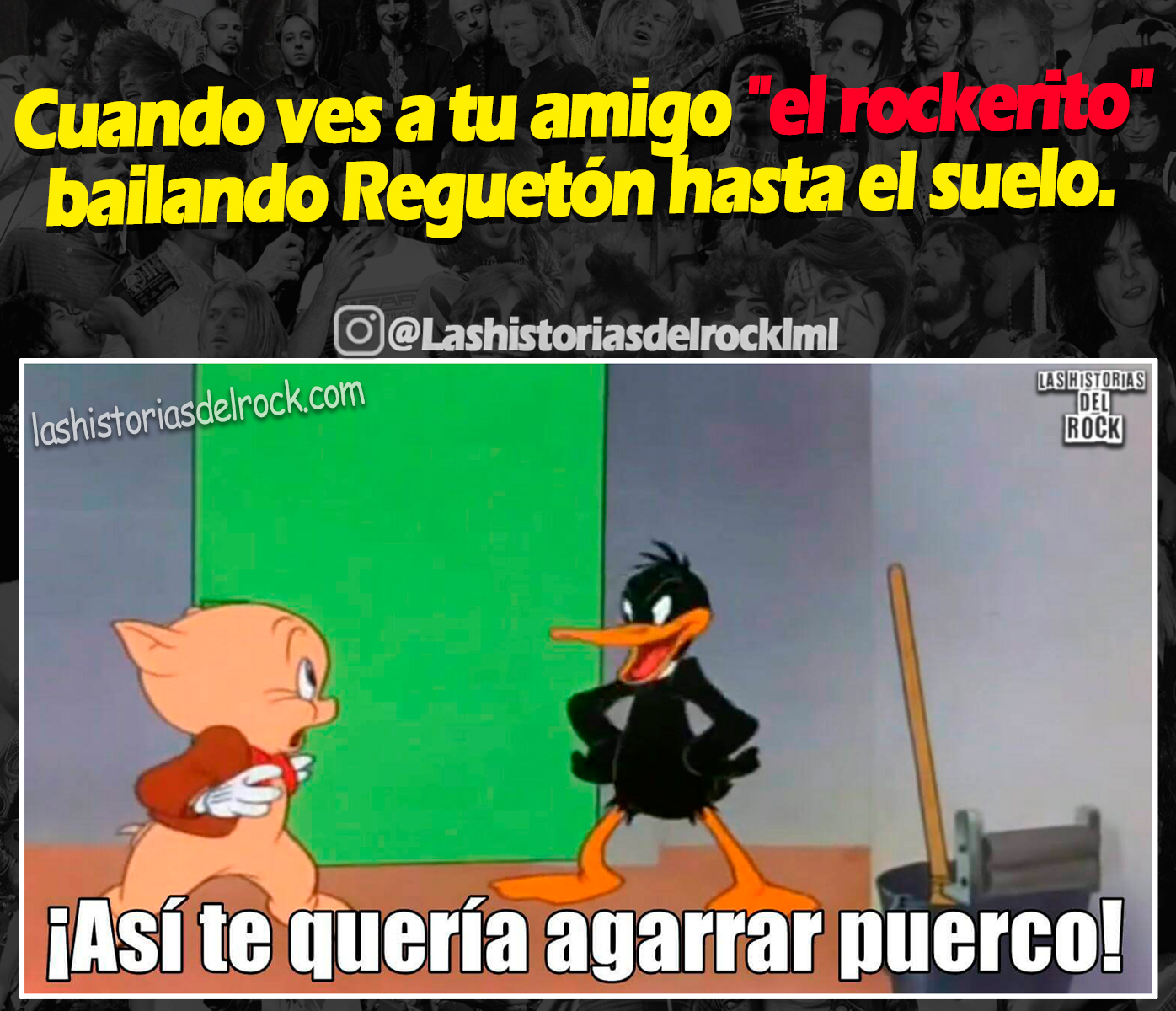 Cuando ves a tu amigo el rockerito bailando Regueton hasta el suelo