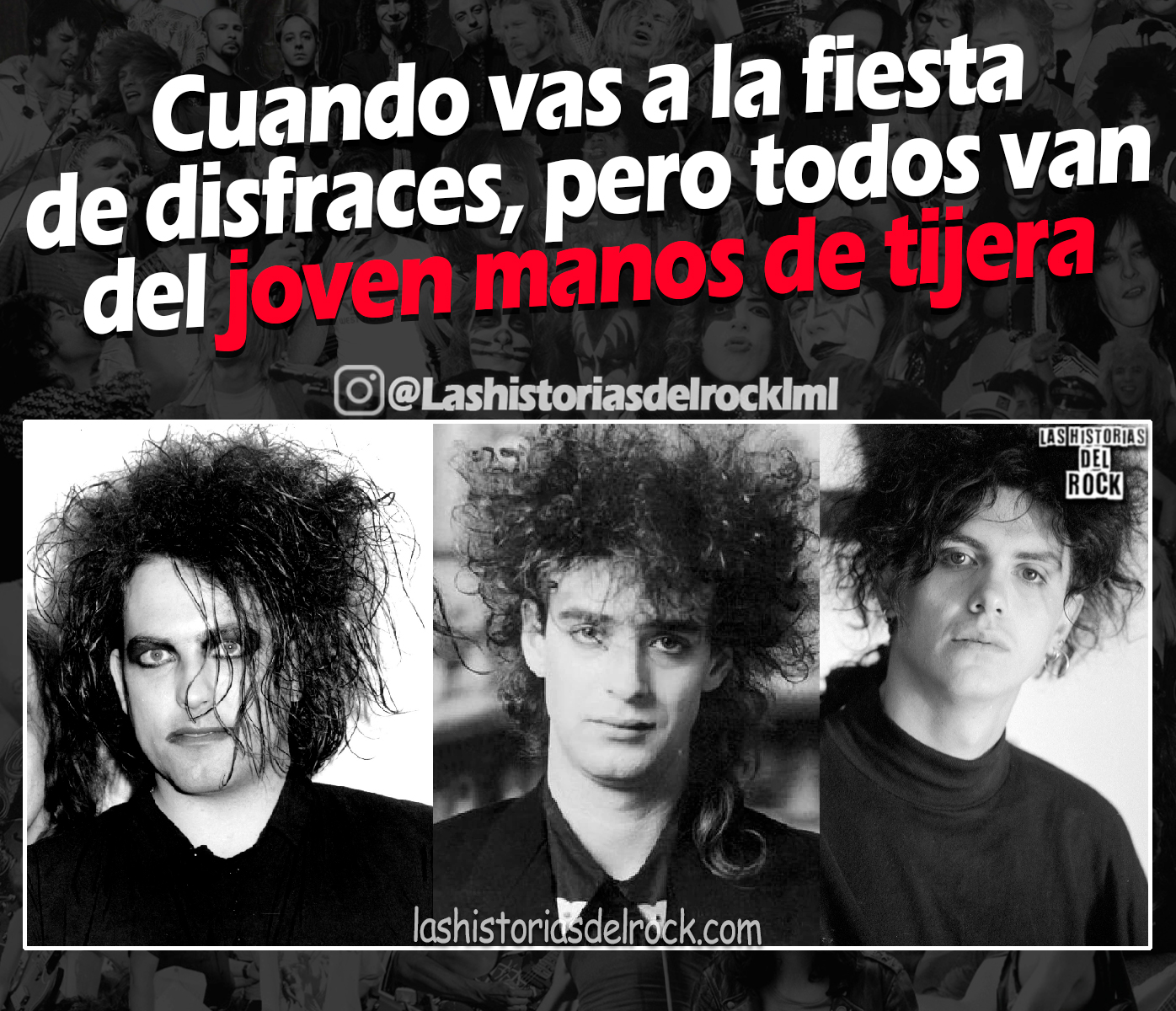 joven manos de tijera