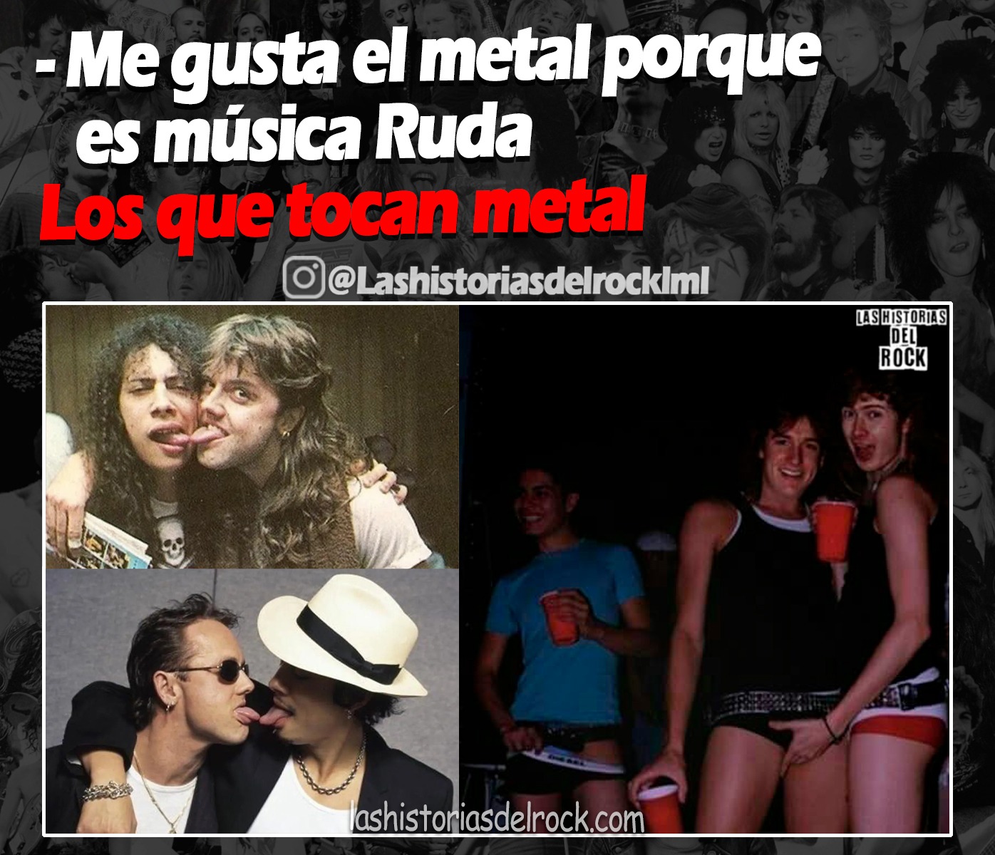 los que tocan metal