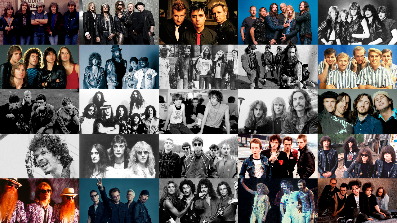 Las 50 bandas de Rock mas influentes de historia