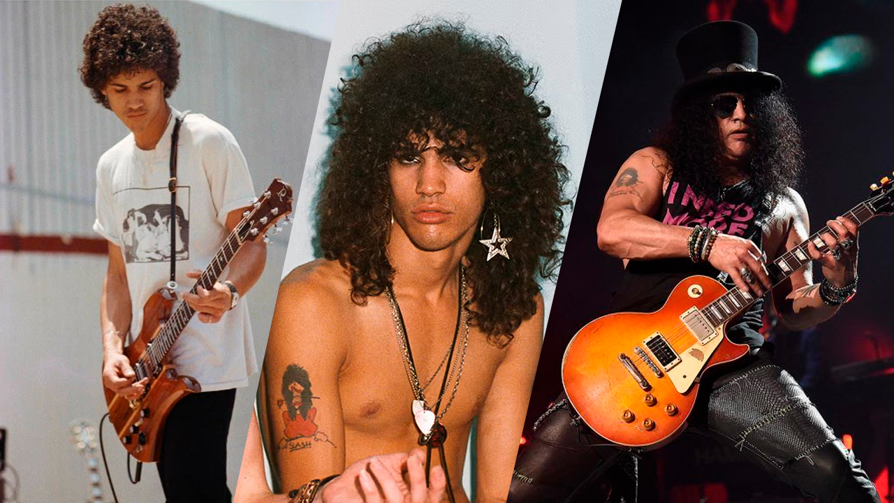 Slash El alma de la guitarra en Guns N Roses portada