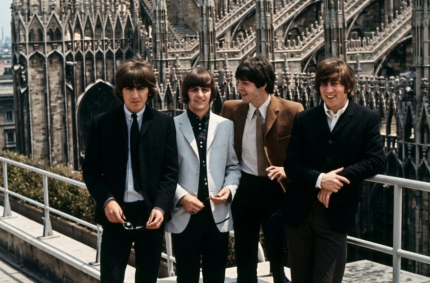 "Portada de la reedición de Rubber Soul de The Beatles 2026"