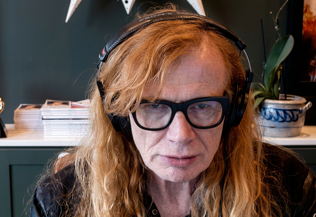“Dios quería que sanara”: Dave Mustaine revela los oscuros detalles de su lucha contra el cáncer en su nuevo libro 4 Dave Mustaine líder de Megadeth en el escenario tras superar el cáncer