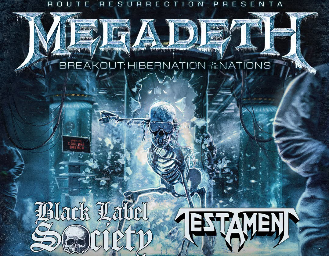 Megadeth en vivo gira de despedida Breakout Hibernation Of The Nations 2027