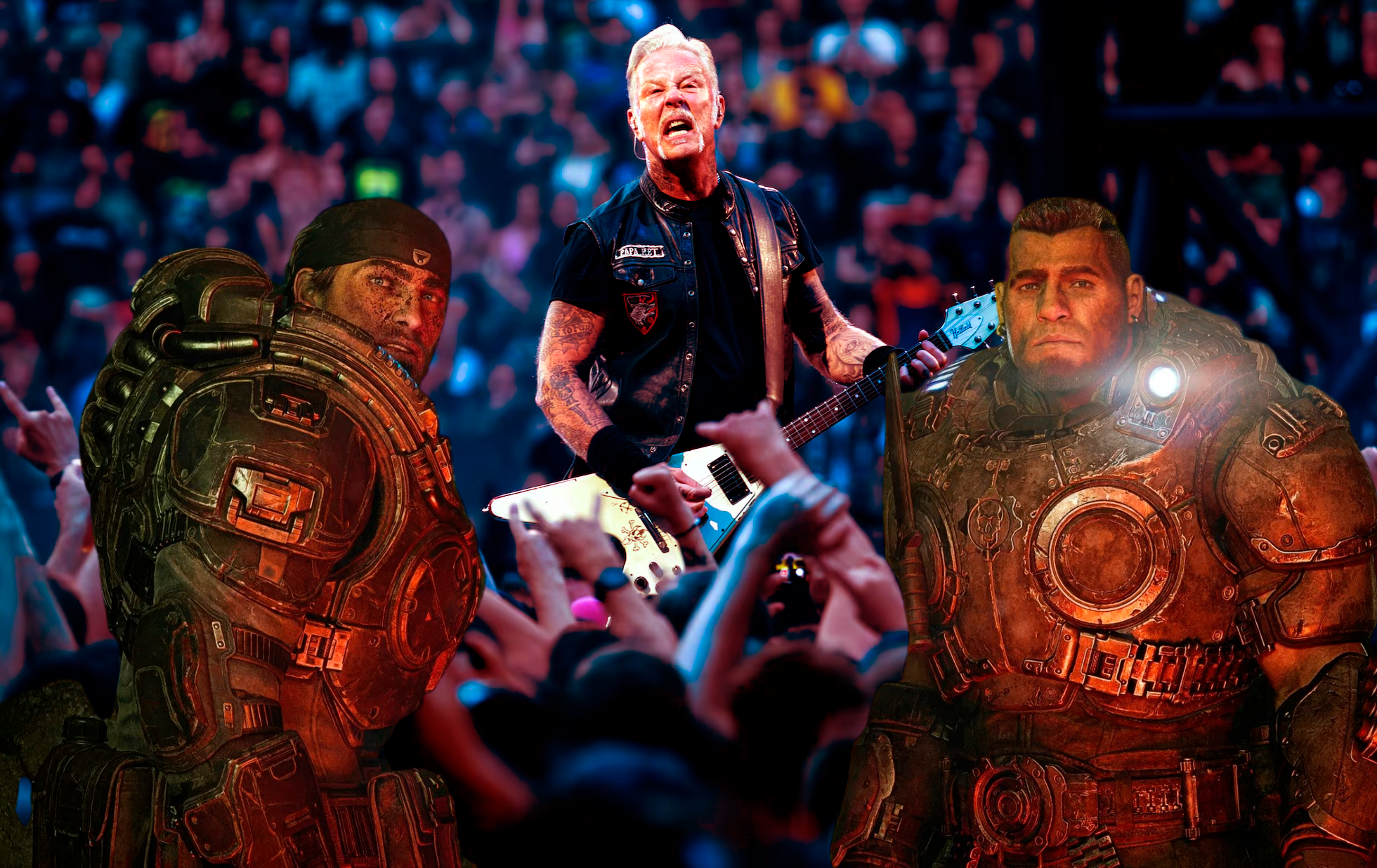 ¡Heavy Metal en el Día de la Emergencia! Metallica llega a Gears of War: E-Day con skins y música exclusiva 12 Skins de armas de Metallica Ride the Lightning en Gears of War E-Day