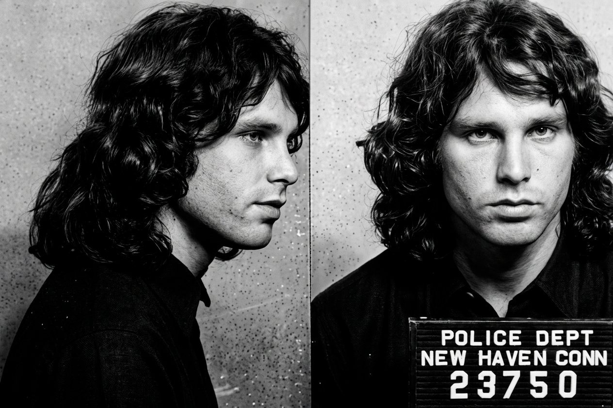 A 56 años del juicio a Jim Morrison: La historia de una condena sin pruebas que persiguió al 'Rey Lagarto' 1 Jim Morrison durante el juicio en el Tribunal de Dade en Miami 1970