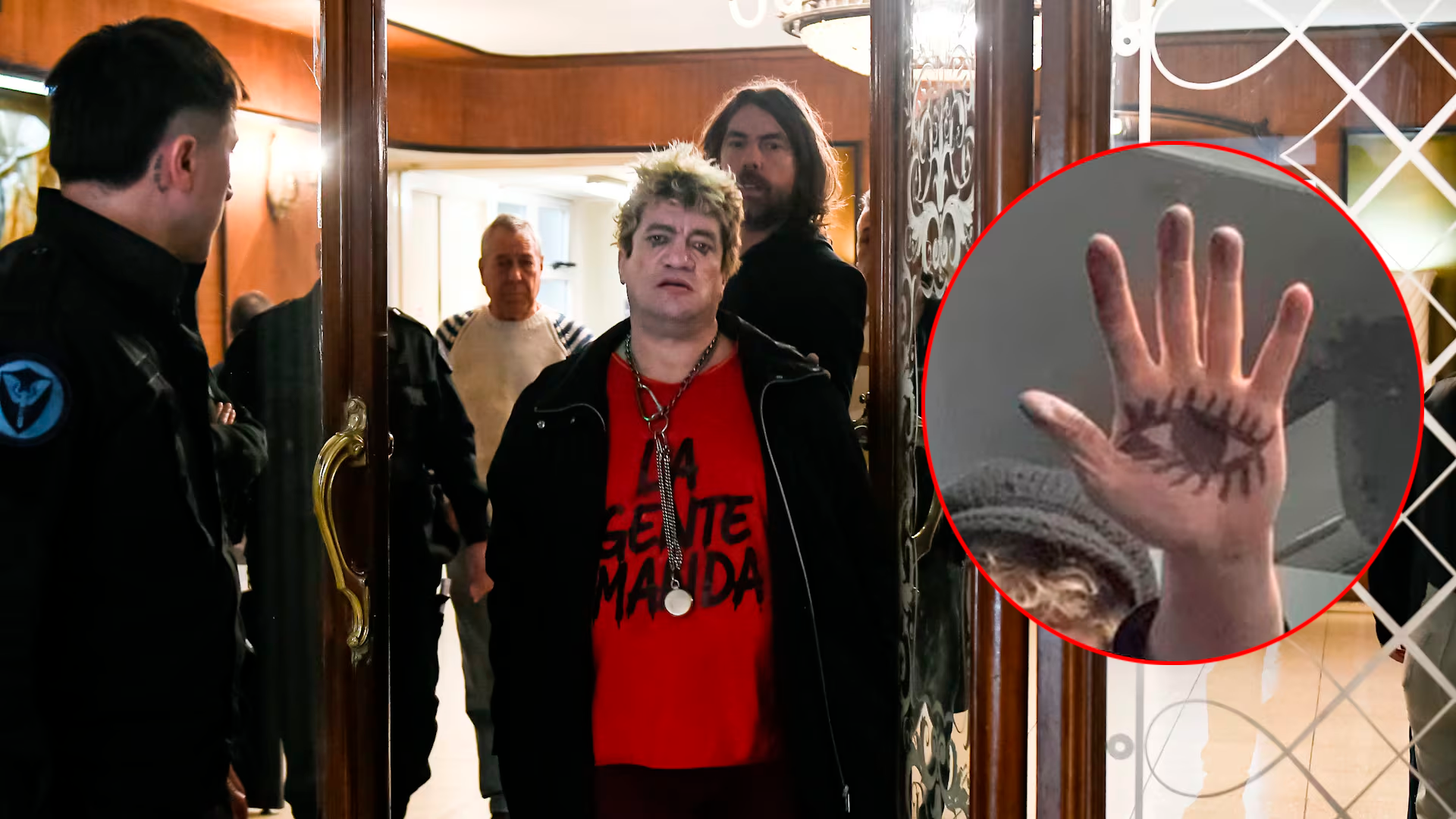 El misterio detrás del juicio a Pity Álvarez: remeras, runas y el “ojo que todo lo ve”