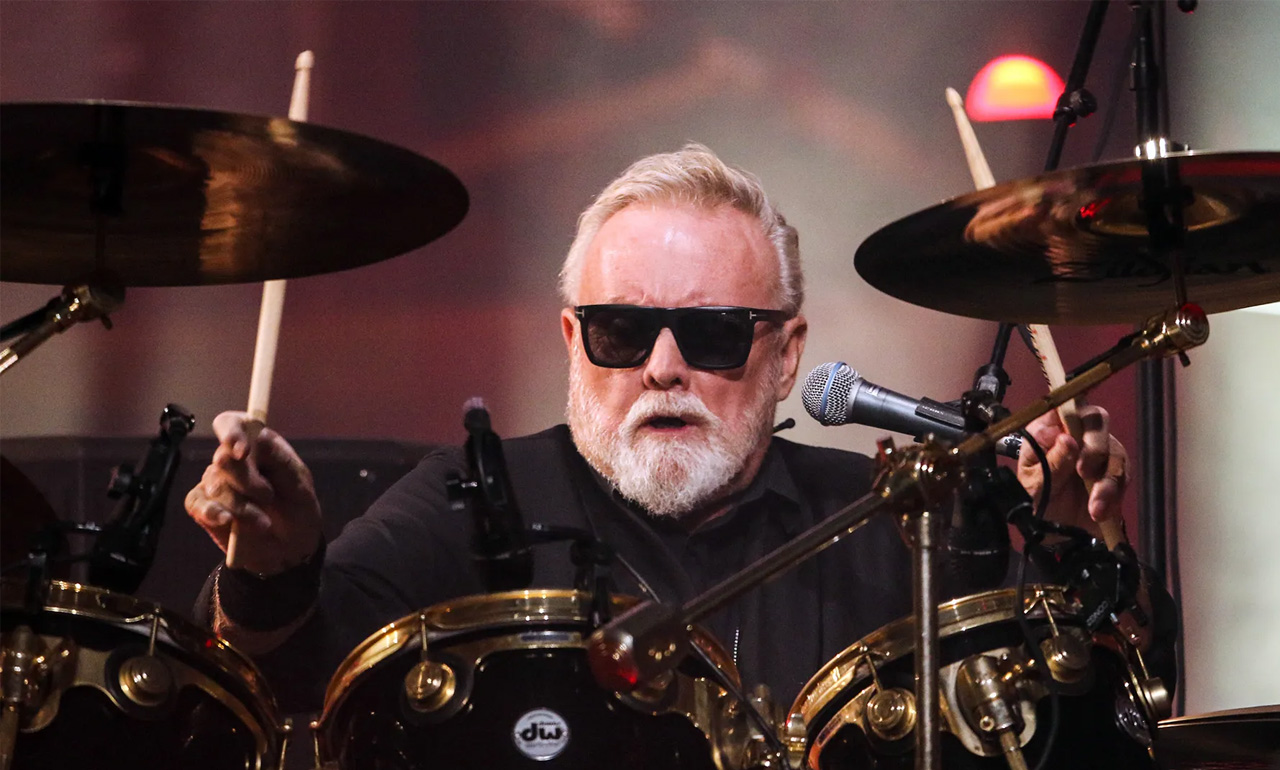 Roger Taylor baterista de Queen presentando su nuevo disco solista