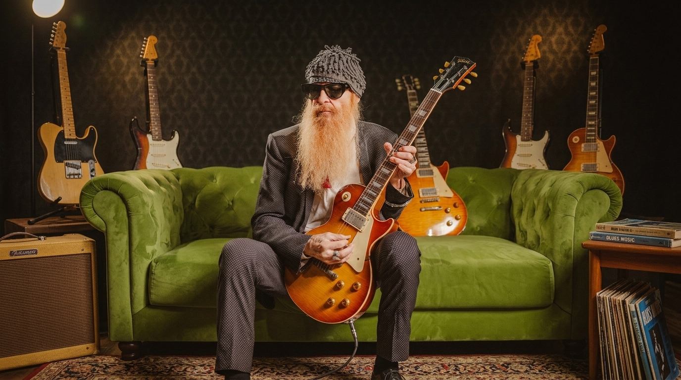 Billy Gibbons y Gibson recrean la legendaria “Pearly Gates” en una edición limitada a solo 30 guitarras 5 Billy Gibbons con su legendaria guitarra Gibson Les Paul 1959 Pearly Gates