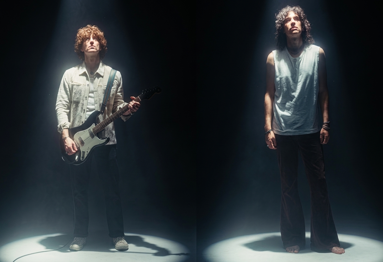 STANLEY SIMMONS, Evan Stanley y Nick Simmons presentan su álbum Dancing While the World Is Ending
