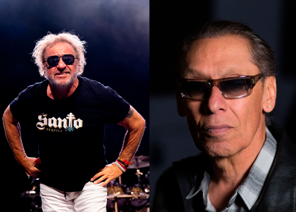 Sammy Hagar y Alex Van Halen durante la historia de la banda Van Halen