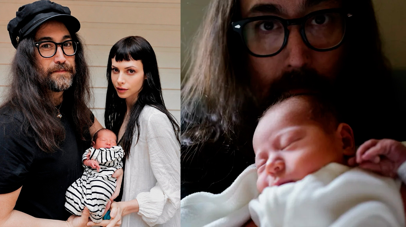 Sean Ono Lennon y Charlotte Kemp Muhl presentan a su hijo Aurelius, primer nieto de John Lennon