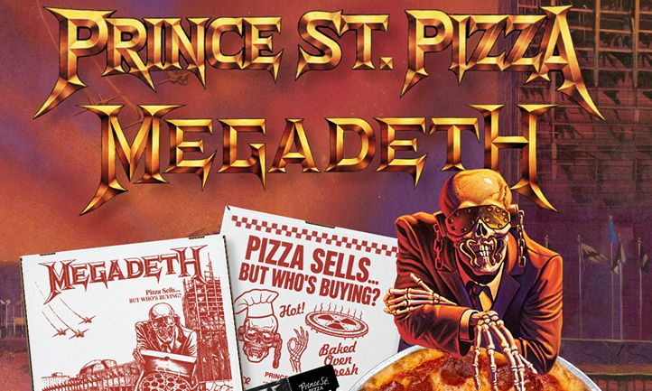 Megadeth y Prince St. Pizza presentan The Vic's Pepperoni por el 40 aniversario de Peace Sells